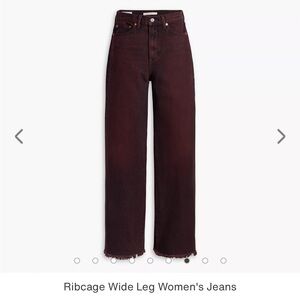 Levi ribcage wide leg 26